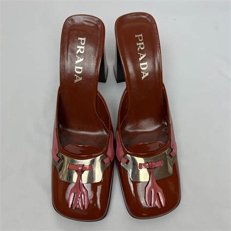 prada pumps vintage|vintage Prada mules.